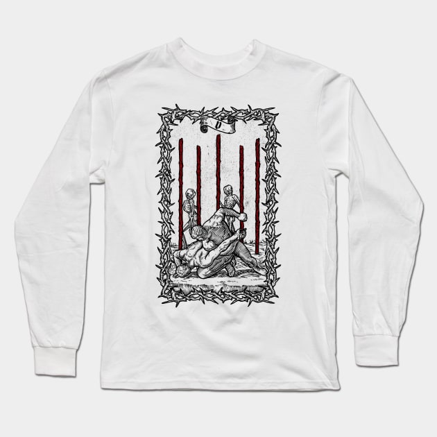 Five of Wands Long Sleeve T-Shirt by FDbones